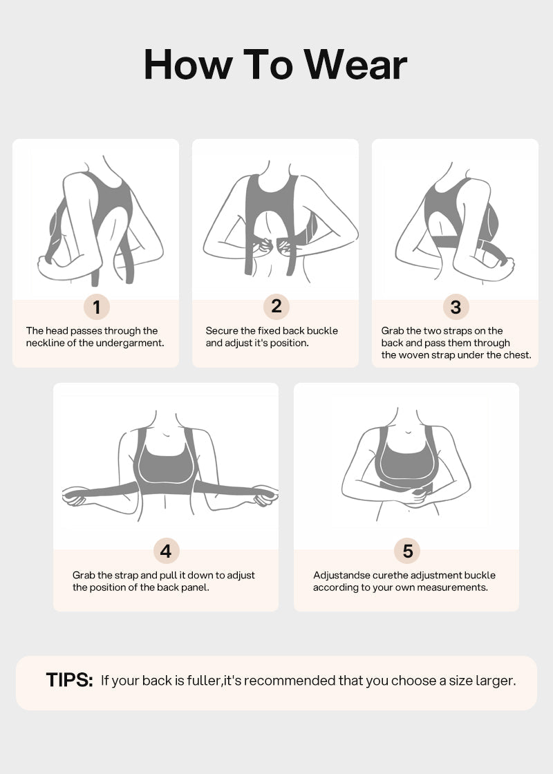 Soutien-gorge Sans Armature Correcteur de Posture